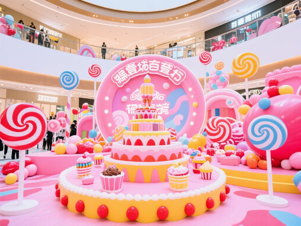 糖果派对现场亮点，满足视觉与味觉的双重体验
为了