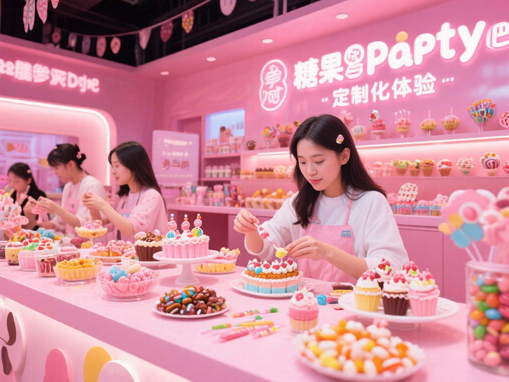 糖果派对吧另一个独特之处是其定制化体验。各式各样的