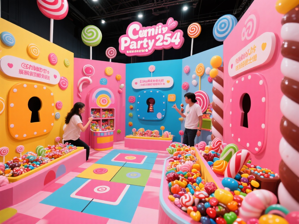 糖果派对254:开启甜蜜狂欢的梦幻奇遇之旅 糖果派对254不仅仅是一场静态展览,同时也是一个充