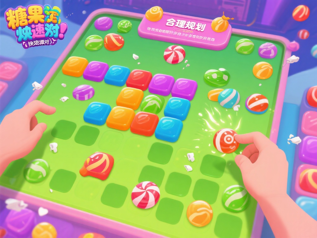 分享糖果派对全屏技巧:高手玩家心得攻略 合理规划步数,防止资源浪费
很多新手在糖果派对内