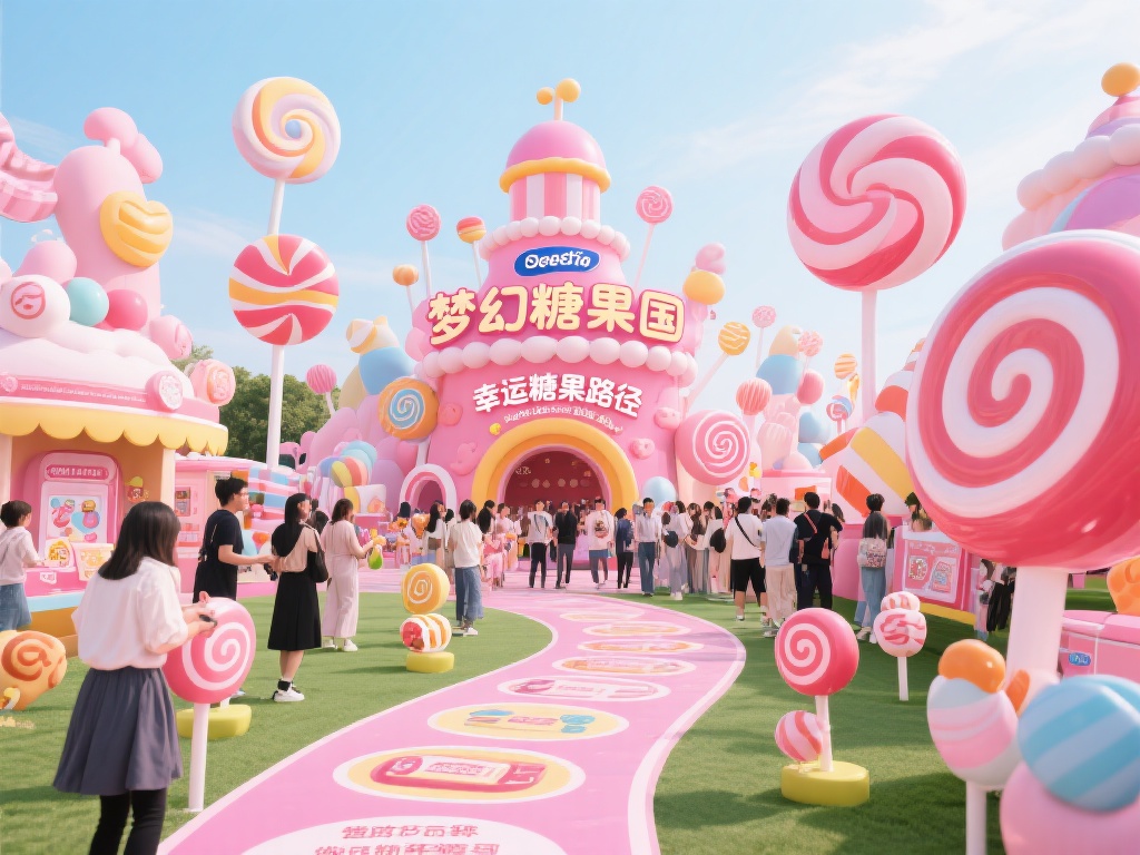 糖果派对中的甜蜜梦境探秘之旅 某知名品牌曾策划过一场以“梦幻糖果国”为主题的大型