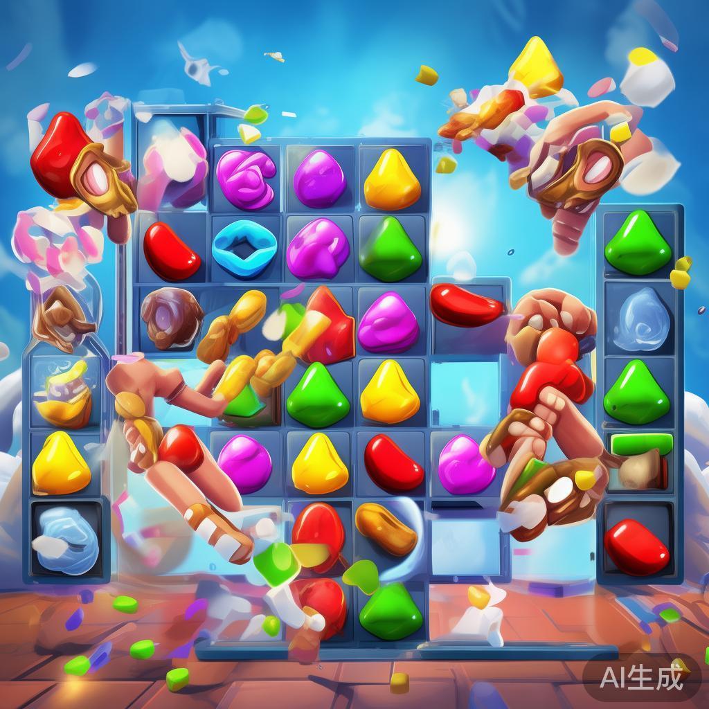 很多新玩家为了快速通关，试图一次性消除大量糖果，结