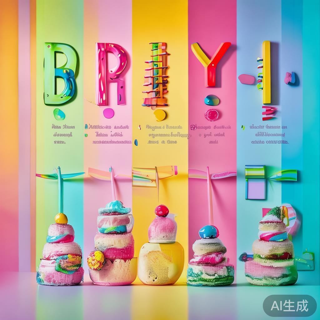 精彩纷呈的PPT糖果派对创意展示与设计技巧全攻略 色彩是吸引注意力的重要因素。在糖果派对的PPT中,