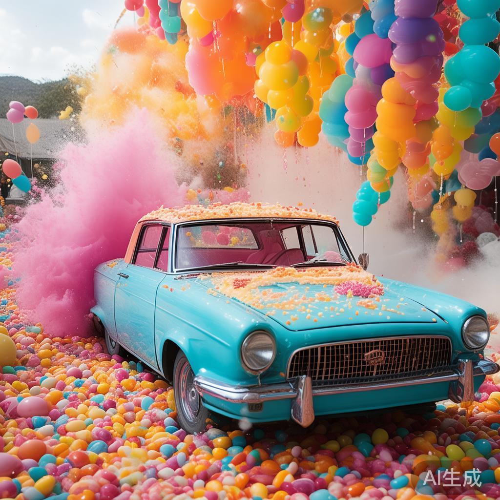 甜蜜糖果汽车派对狂欢盛典,尽享童趣与精彩无限! 在色彩斑斓的世界中,童趣与激情总能点燃人们心底那份
