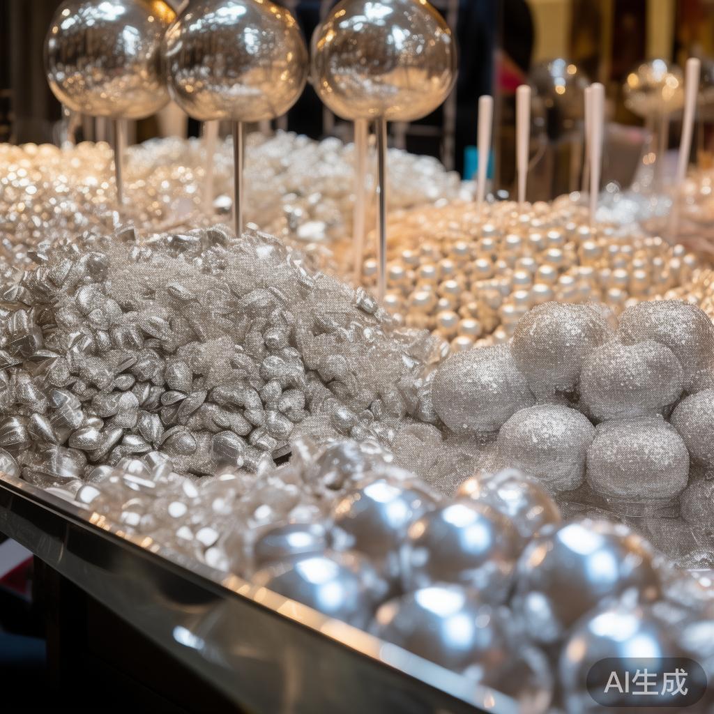 银色派对糖果精选点亮你的每一次聚会,尽享闪耀炫彩时刻 市场上的银色糖果种类繁多,满足不同场合和风格的需求