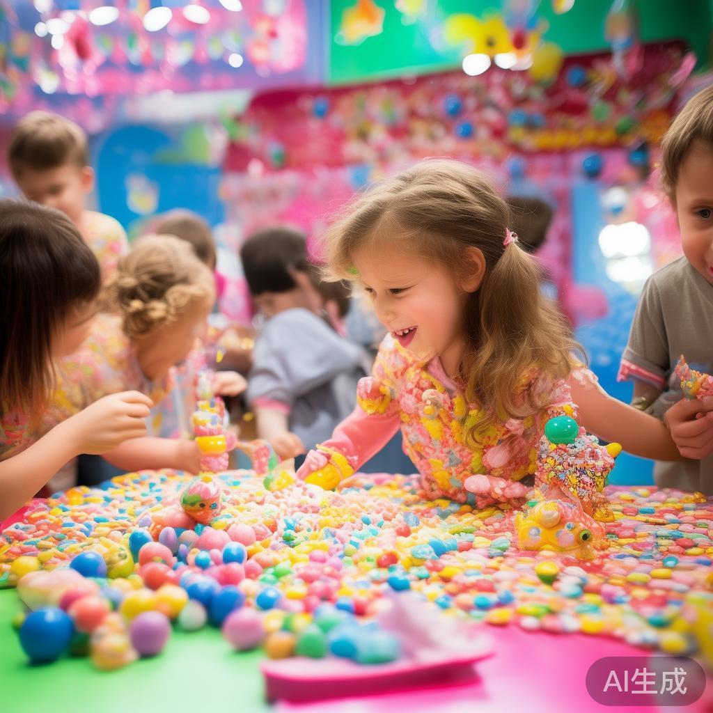 宝贝糖果派对:童趣甜蜜欢乐时光尽情享受精彩纷呈的庆典 二、丰富的互动游戏和活动安排
多样化的游戏环节是