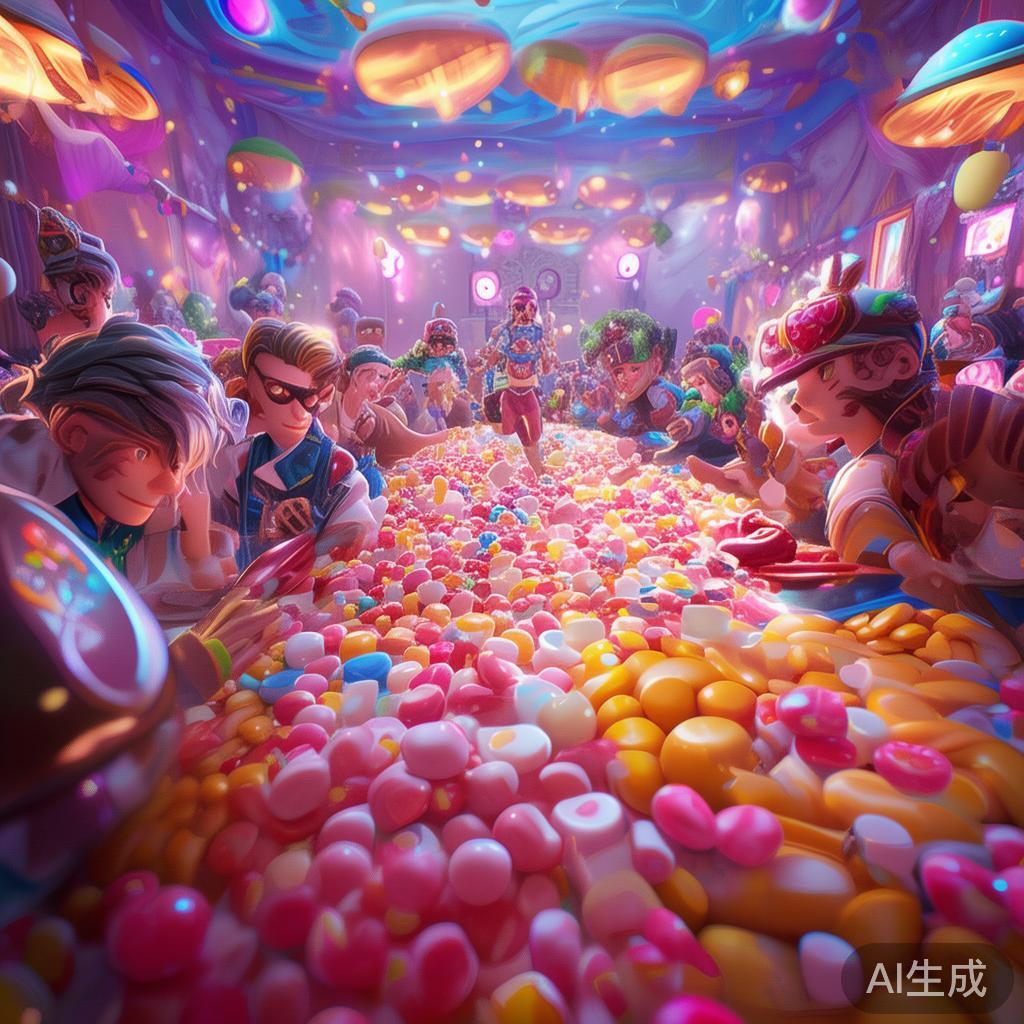 在香肠派对中，糖果不仅是兑换物品和强化装备的重要资