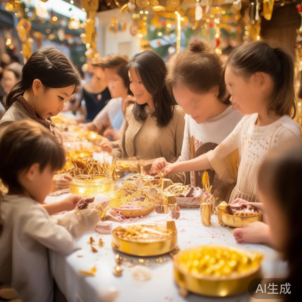 欢快的金币糖果派对盛大开启,尽情享受甜蜜时光与快乐瞬间 在派对中,“金币”和“糖果”元素巧妙融合,成为整个